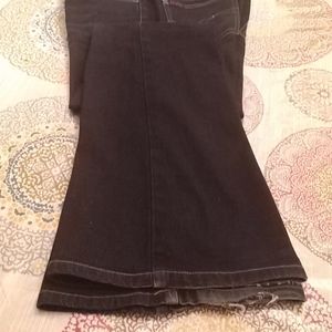 Black Bootcut woman Jean